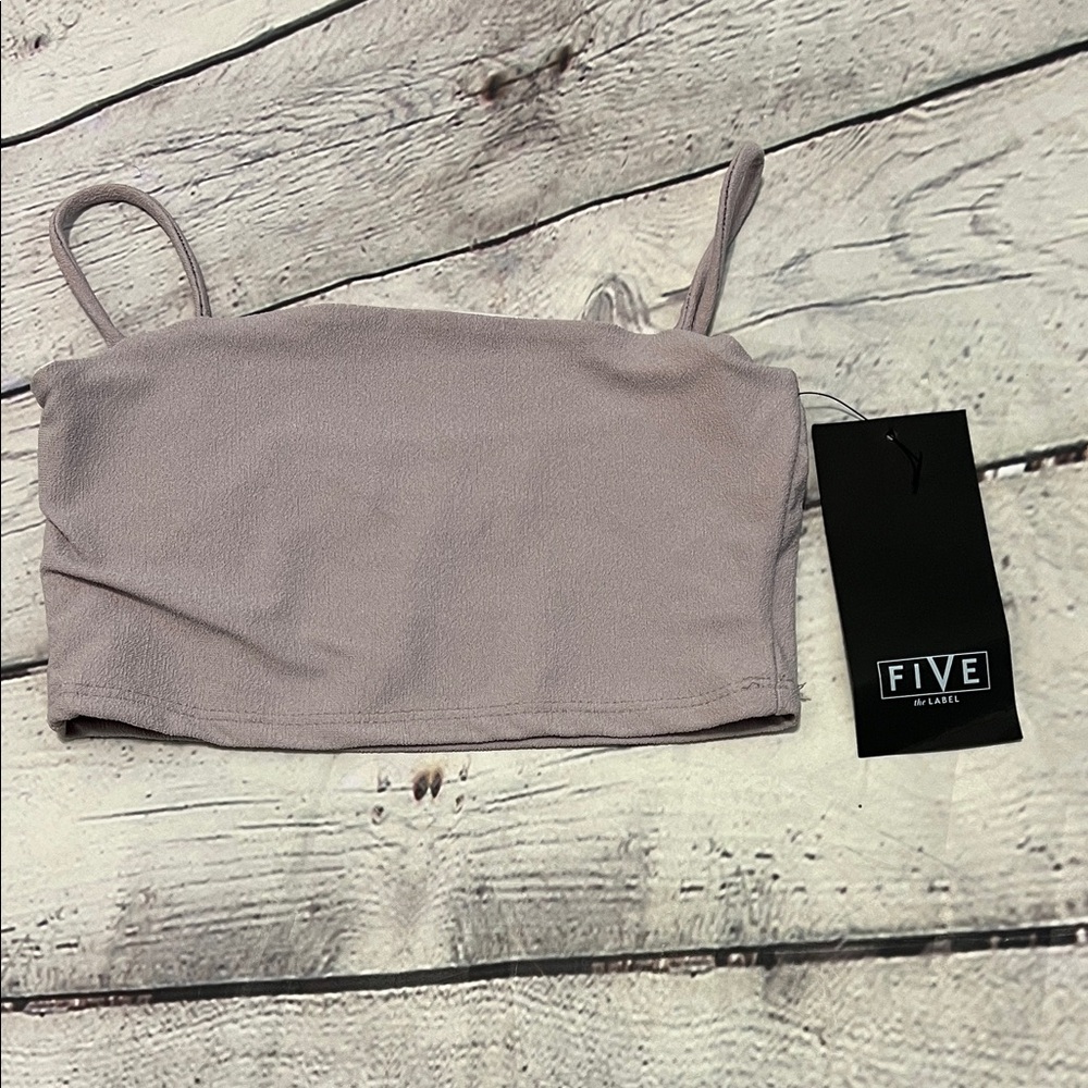 FIVE dancewear icon top YL light purple